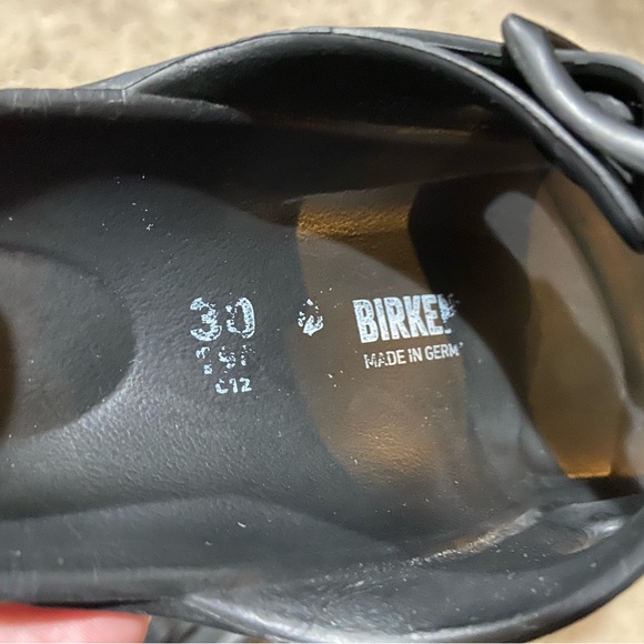 BIRKENSTOCK Kids Unisex Arizona Essential Black EVA Sandal Slides Size 30 C12 - Picture 4 of 9